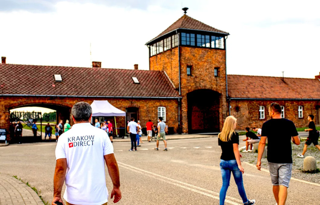 Birkenau gate main entrance