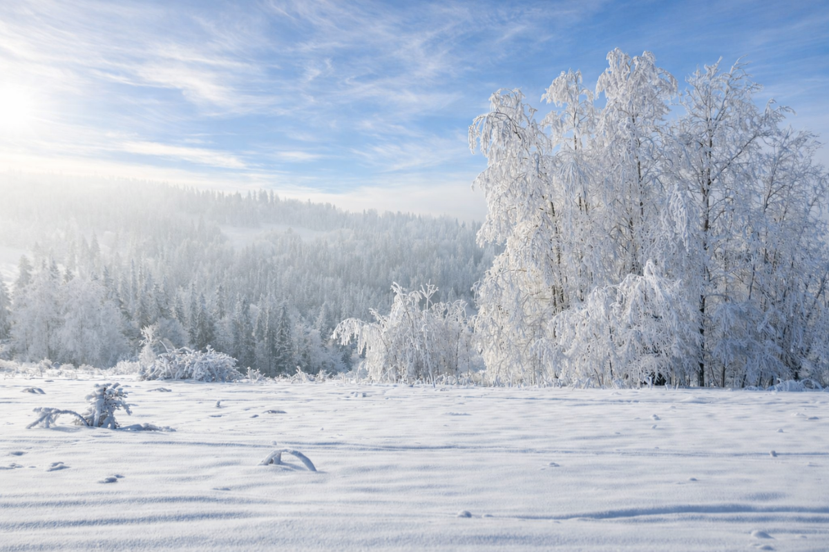 zakopane-winter-snowy-landscape Snowy winter landscape near Zakopane with frost-covered trees